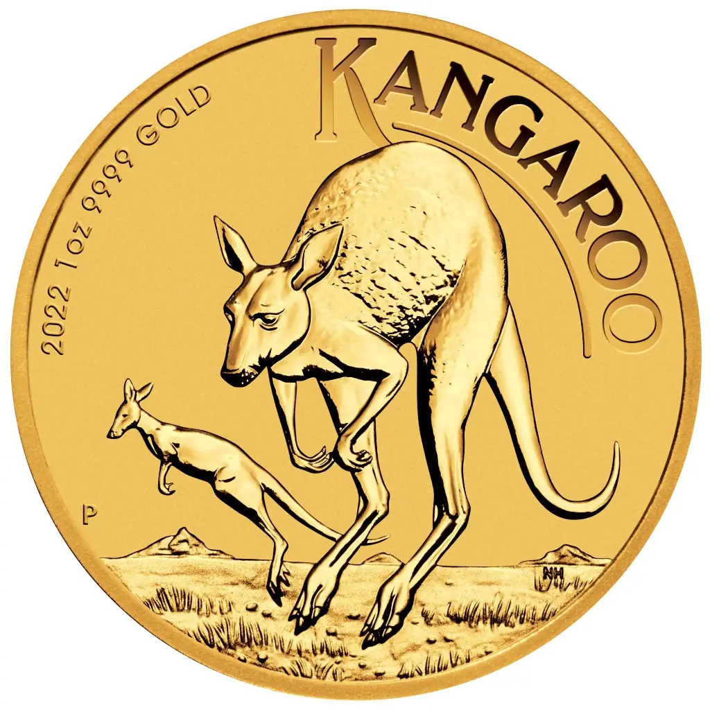 1盎司 2022 澳洲袋鼠 - 最後的伊利沙伯女王 - 9999 金幣 - 澳洲柏斯鑄幣廠